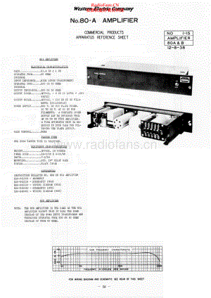 WesternElectric-80A-amp-sch 维修电路原理图.pdf