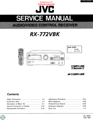 JVC-RX772VBK-avr-sm 维修电路原理图.pdf