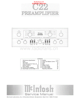 McIntosh-C22CE-pre-sm 维修电路原理图.pdf