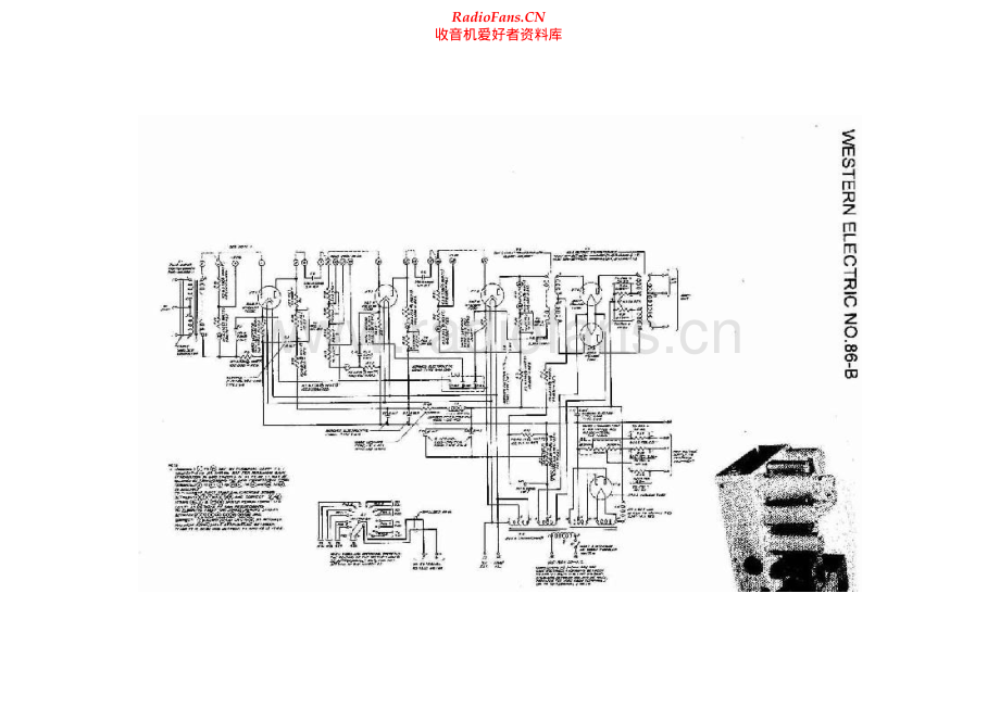 WesternElectric-86B-pwr-sch 维修电路原理图.pdf_第1页