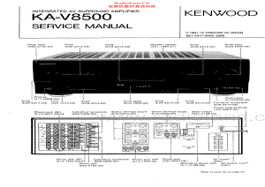 Kenwood-KAV8500-avr-sm 维修电路原理图.pdf