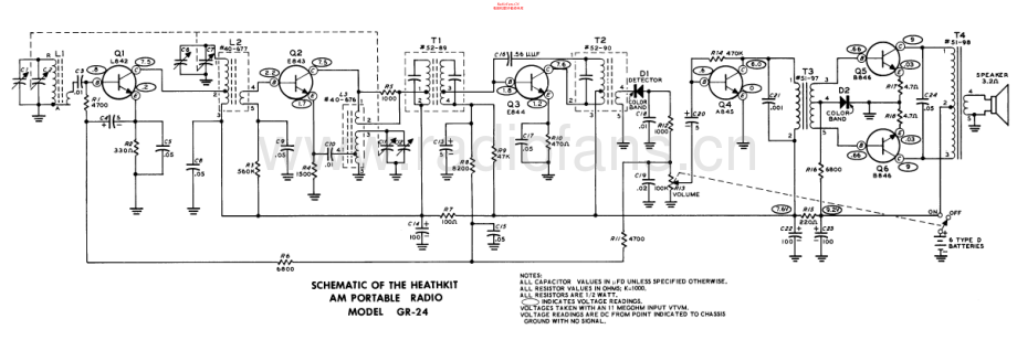 Heathkit-GR24-pr-sch 维修电路原理图.pdf_第1页
