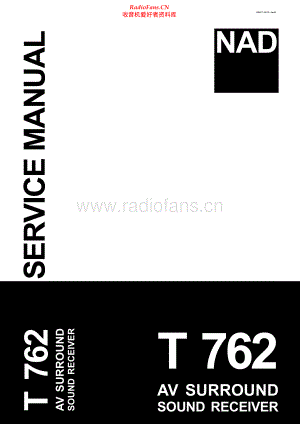 NAD-T762-avr-sm 维修电路原理图.pdf
