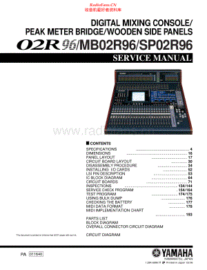Yamaha-02R96-mix-sm(1) 维修电路原理图.pdf
