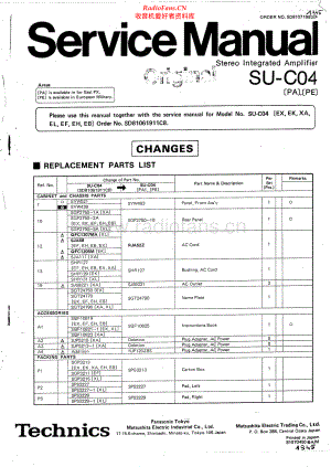 Technics-SUC04-pre-sm(1) 维修电路原理图.pdf