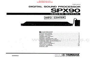 Yamaha-SPX90-dsp-sm(1) 维修电路原理图.pdf