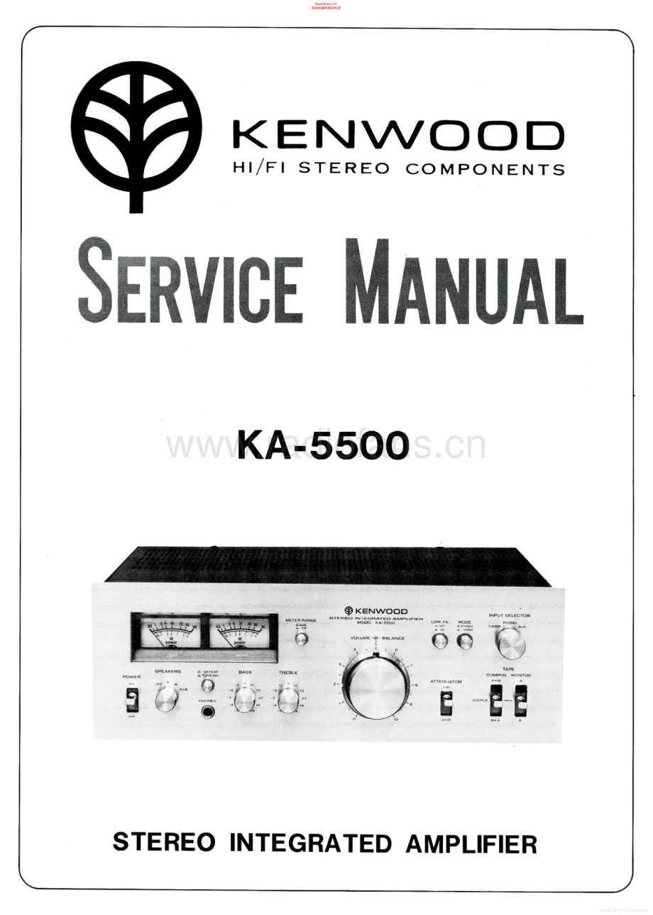 Kenwood-KA5500-int-sm 维修电路原理图.pdf_第1页