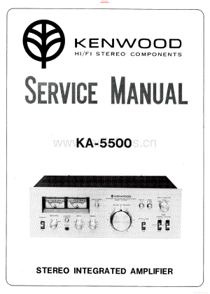 Kenwood-KA5500-int-sm 维修电路原理图.pdf