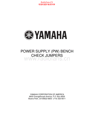 Yamaha-PSUBenchCheck-psu-sm 维修电路原理图.pdf