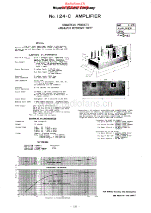 WesternElectric-124C-pwr-sch 维修电路原理图.pdf