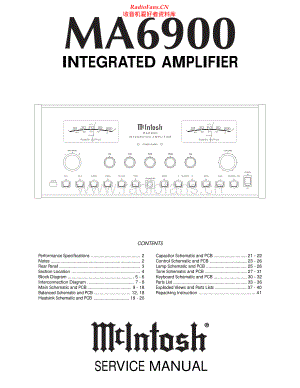 McIntosh-MA6900-int-sm 维修电路原理图.pdf