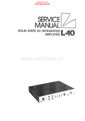 Luxman-L10-int-sm 维修电路原理图.pdf