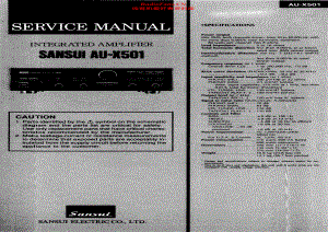 Sansui-AUX501-int-sm 维修电路原理图.pdf