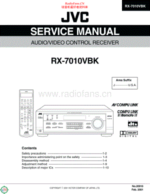 JVC-RX7010VBK-avr-sm 维修电路原理图.pdf