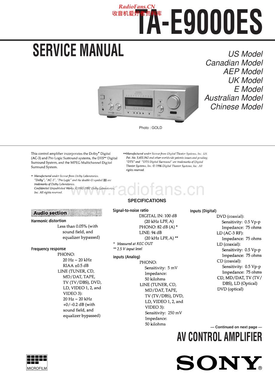Sony-TAE9000ES-av-sm 维修电路原理图.pdf_第1页