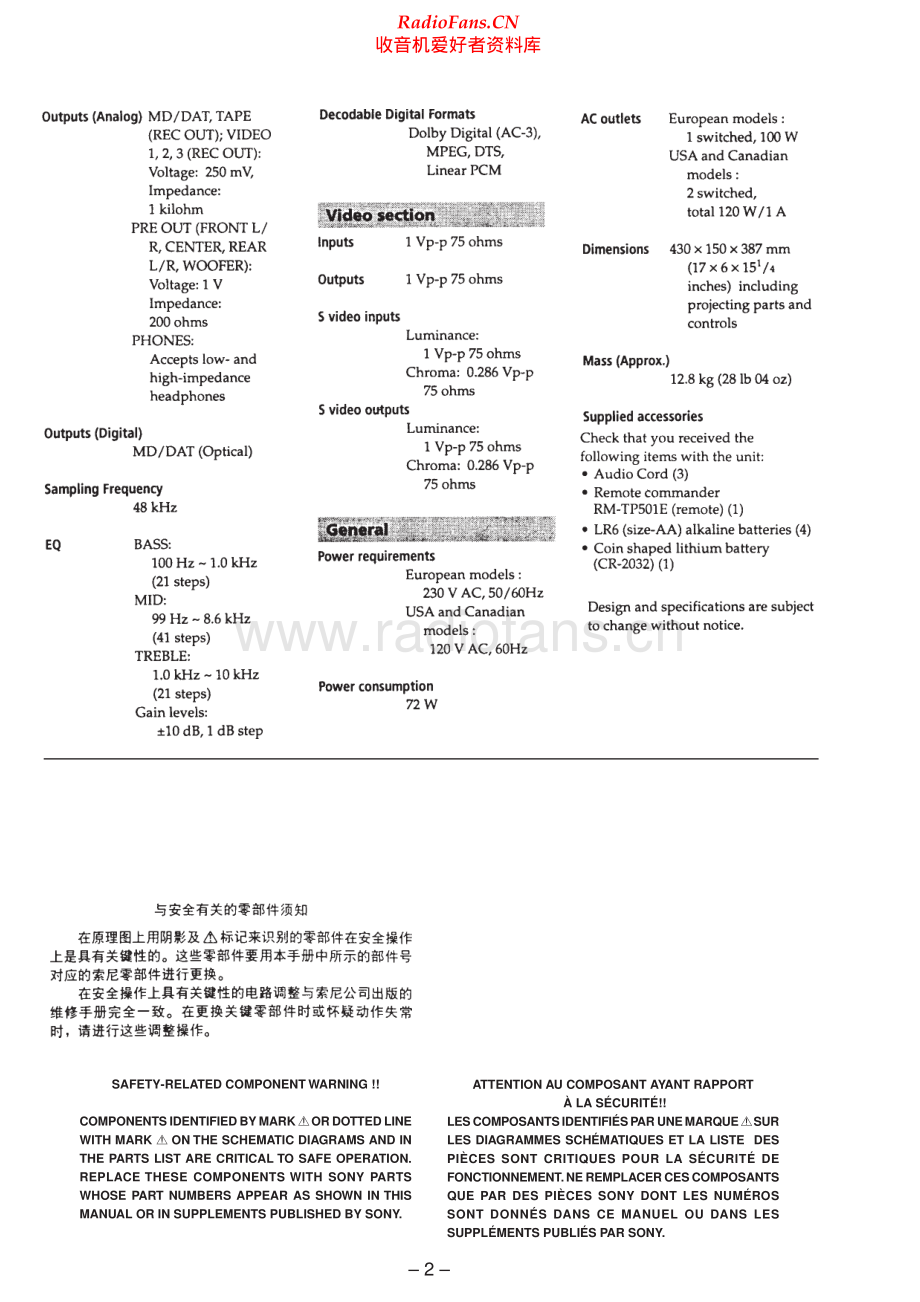 Sony-TAE9000ES-av-sm 维修电路原理图.pdf_第2页