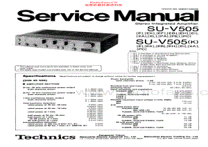 Technics-SUV505-int-sm(1) 维修电路原理图.pdf