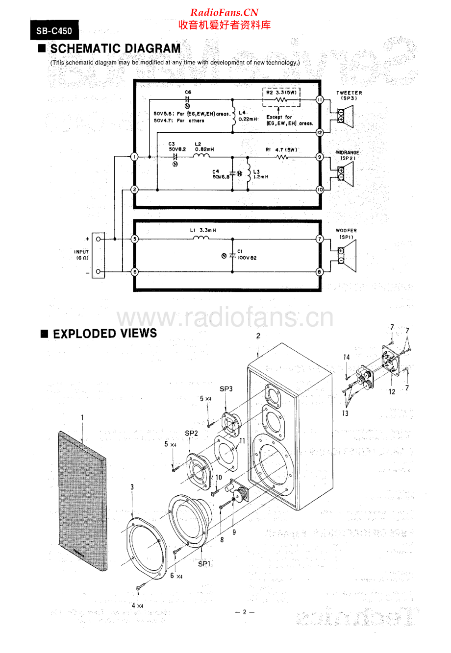 Technics-SBC450-spk-sm 维修电路原理图.pdf_第2页