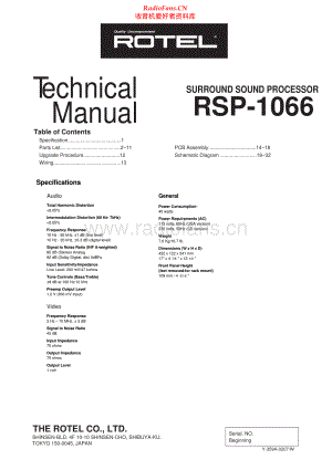 Rotel-RSP1066-avr-sm 维修电路原理图.pdf