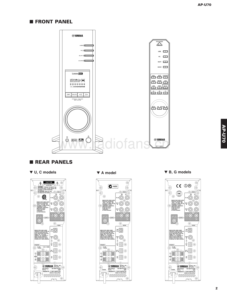Yamaha-APU70-int-sm(1) 维修电路原理图.pdf_第3页