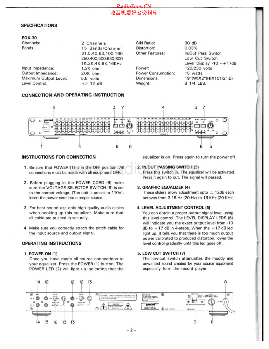 Gemini-EQ300-eq-sm维修电路原理图.pdf_第2页