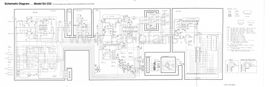 Technics-SUZ22-int-sch 维修电路原理图.pdf_第1页
