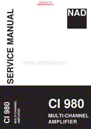 NAD-CI980-pwr-sm 维修电路原理图.pdf