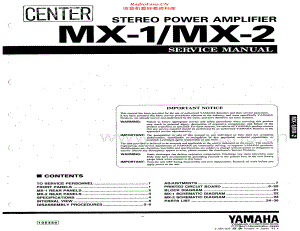 Yamaha-MX2-pwr-sm 维修电路原理图.pdf