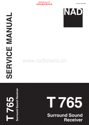 NAD-T765-avr-sm 维修电路原理图.pdf