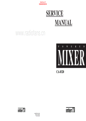 InterM-CA8320-mix-sm 维修电路原理图.pdf