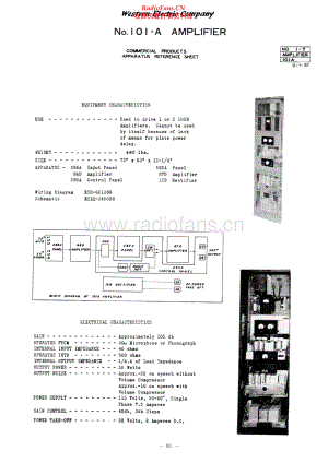 WesternElectric-101A-pwr-sch 维修电路原理图.pdf