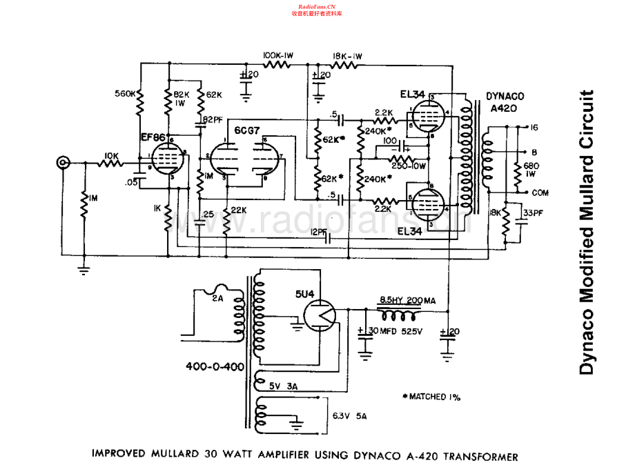 Dynaco-ImprovedMullardCircuit-sch维修电路原理图.pdf_第1页