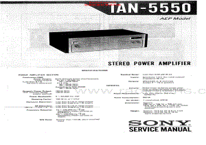 Sony-TAN5550-pwr-sm 维修电路原理图.pdf