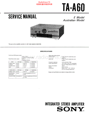 Sony-TAA60-int-sm 维修电路原理图.pdf