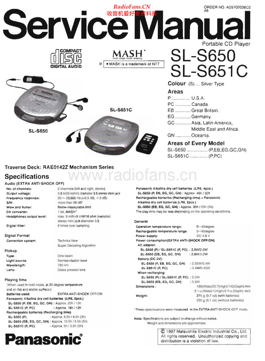 Technics-SLS650-dm-sm(1) 维修电路原理图.pdf_第1页