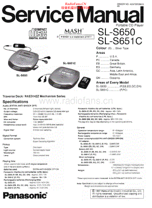 Technics-SLS650-dm-sm(1) 维修电路原理图.pdf