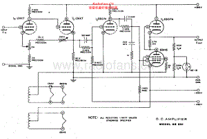 Heathkit-ES201-pwr-sch 维修电路原理图.pdf