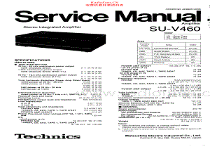 Technics-SUV460-int-sm(1) 维修电路原理图.pdf