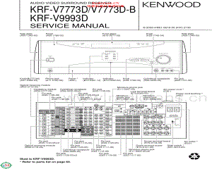 Kenwood-KRFV9993D-avr-sm 维修电路原理图.pdf