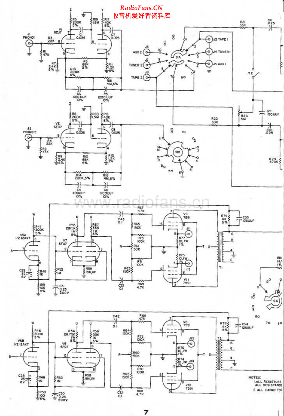 Eico-280S-int-sch维修电路原理图.pdf_第1页