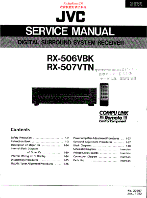 JVC-RX506VBK-sur-sm 维修电路原理图.pdf