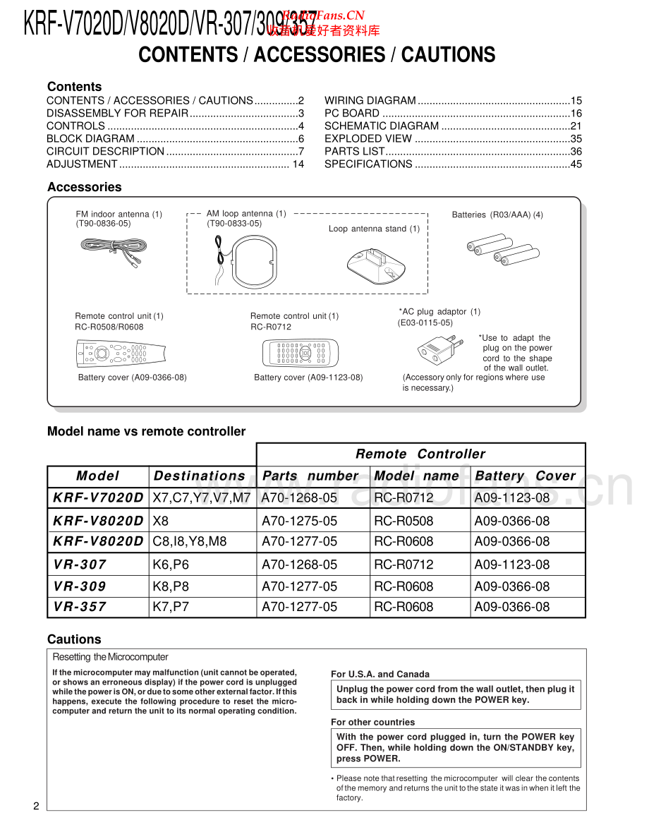 Kenwood-KRFV7020D-avr-sm 维修电路原理图.pdf_第2页