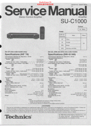 Technics-SUC1000-pre-sm(1) 维修电路原理图.pdf