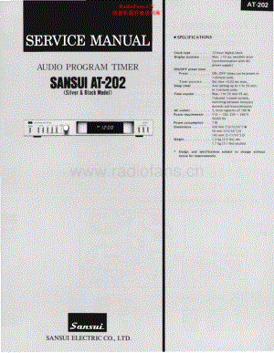 Sansui-AT202-at-sm 维修电路原理图.pdf