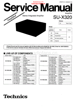Technics-SUX320-int-ssm 维修电路原理图.pdf