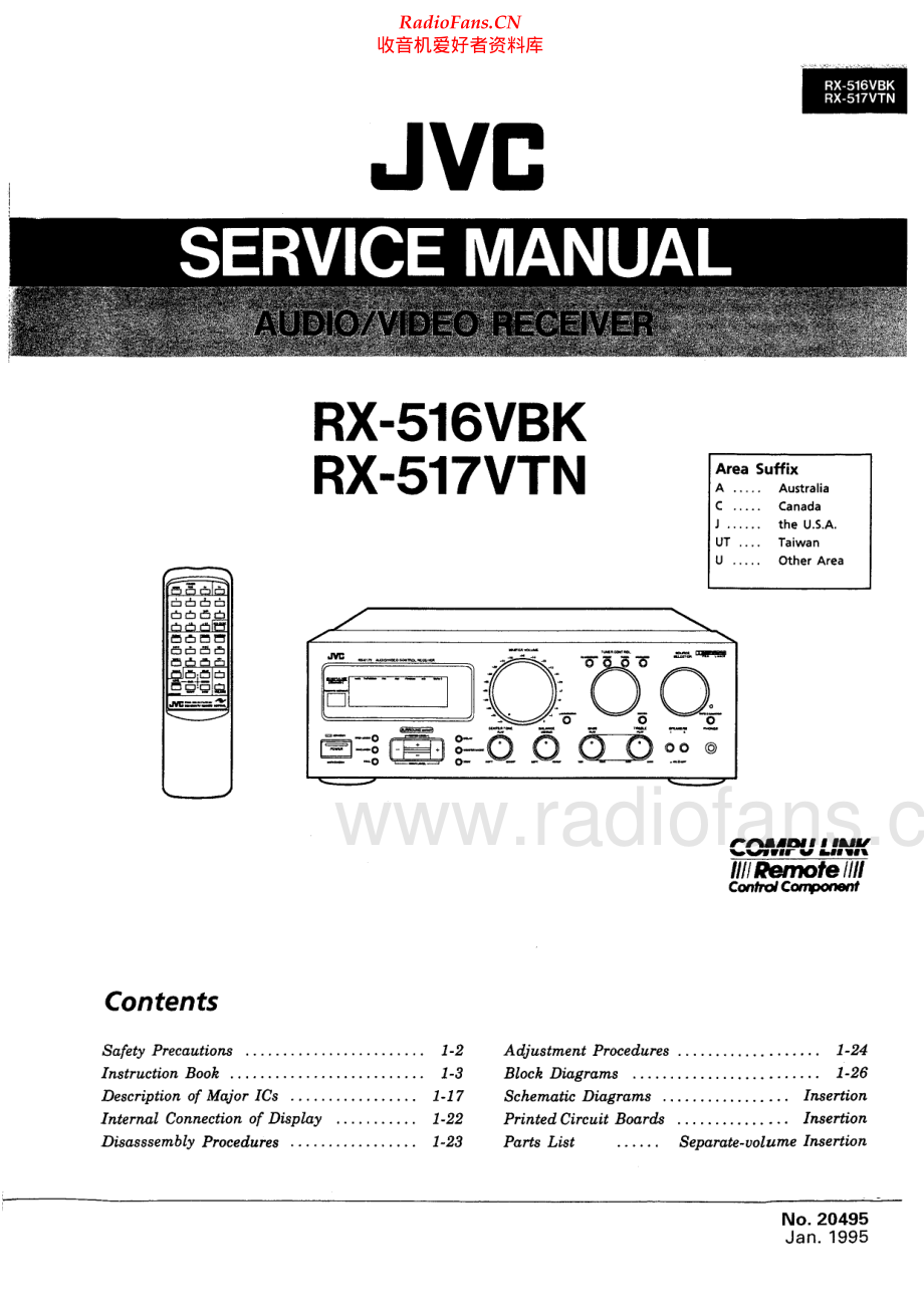 JVC-RX516VBK-sur-sm 维修电路原理图.pdf_第1页