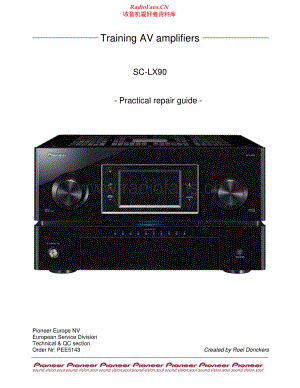Pioneer-SCLX90-avr-sm1 维修电路原理图.pdf