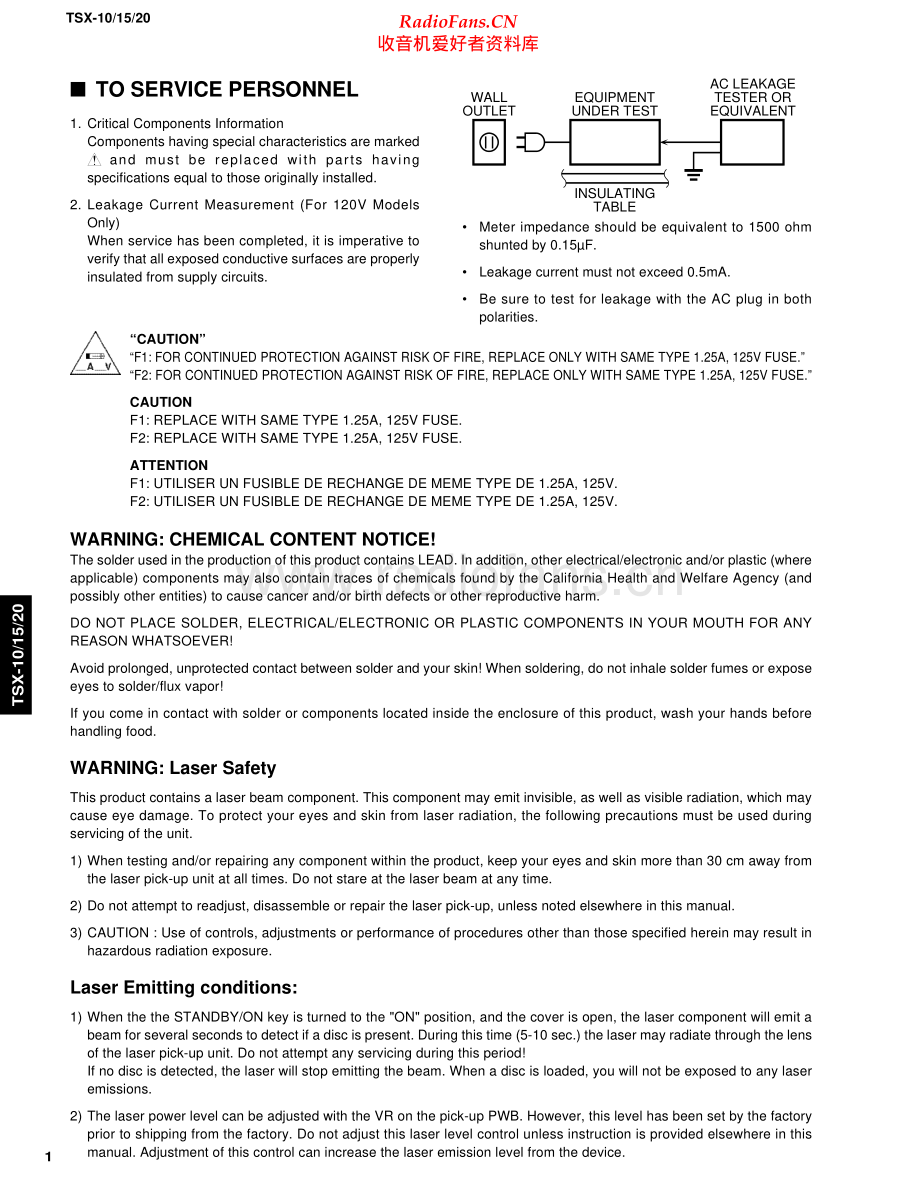 Yamaha-TSX10-das-sm(1) 维修电路原理图.pdf_第2页