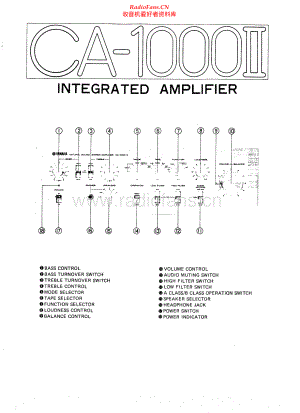 Yamaha-CA1000_MK2-int-sm 维修电路原理图.pdf