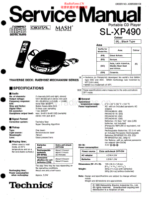 Technics-SLXP490-dm-sm(1) 维修电路原理图.pdf